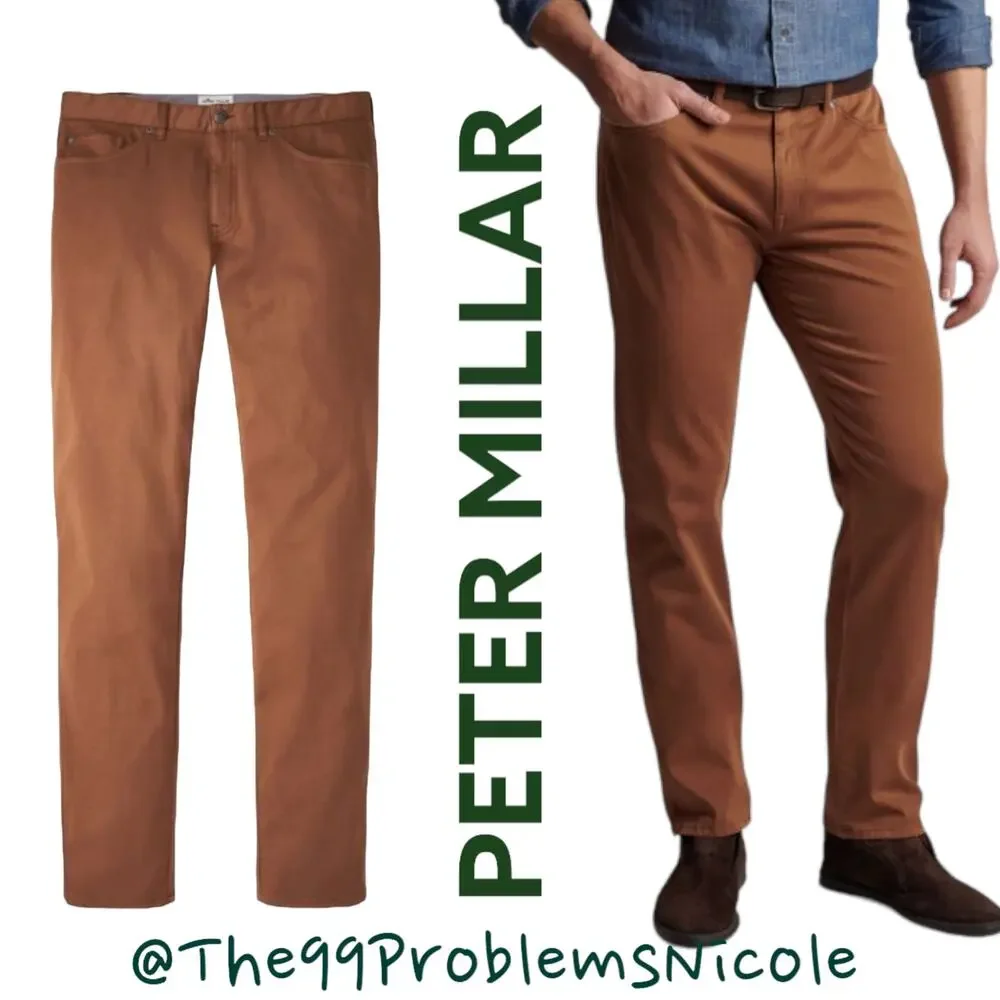 Peter Millar Ultimate 5 Pocket Straight Leg Chinos